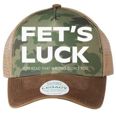 Funny Dad Joke Fet’s Luck You Read That Wrong Didn’t You Legacy Tie Dye Trucker Hat