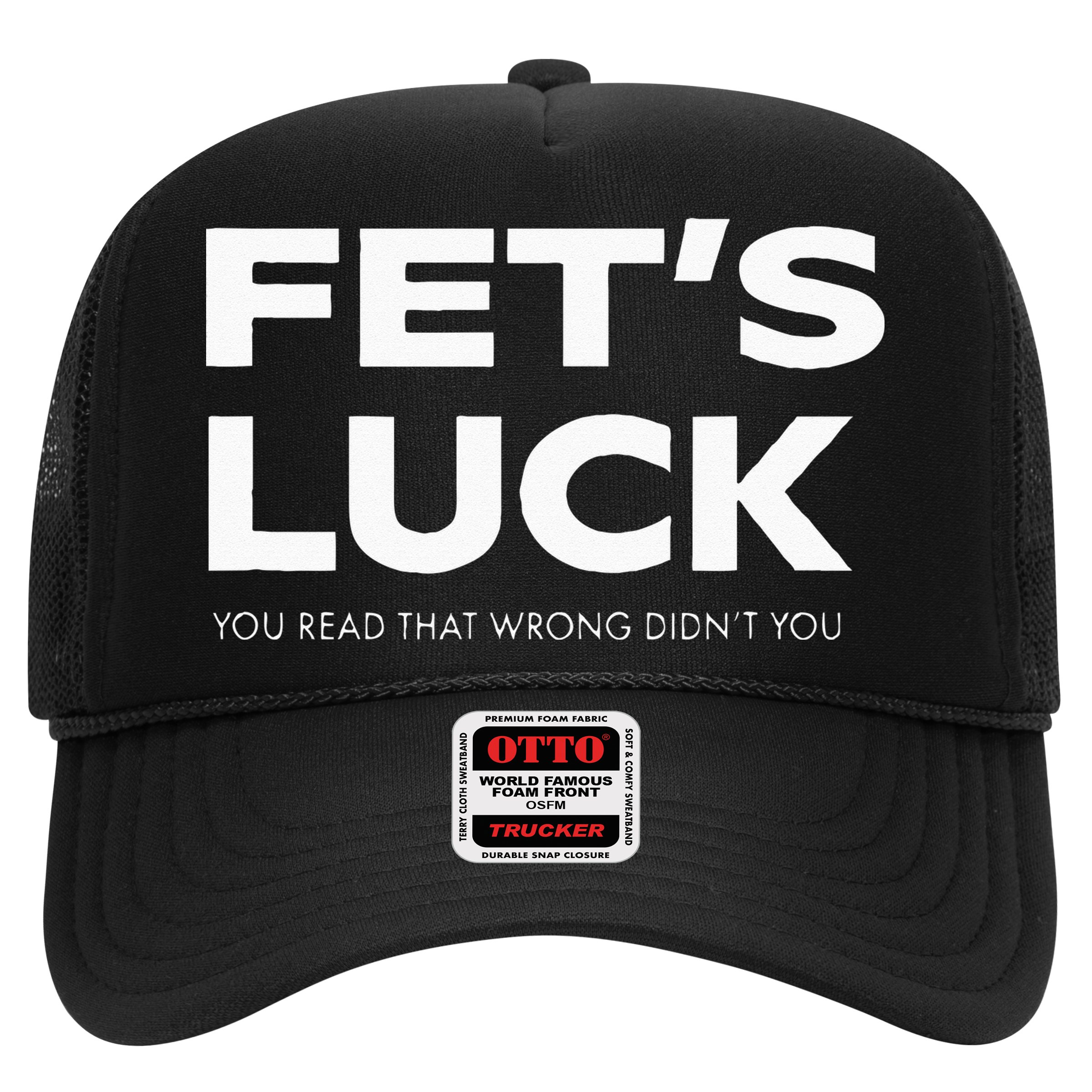 Funny Dad Joke Fet’s Luck You Read That Wrong Didn’t You Hat