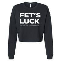 Funny Dad Joke Fet’s Luck You Read That Wrong Didn’t You Cropped Pullover Crew
