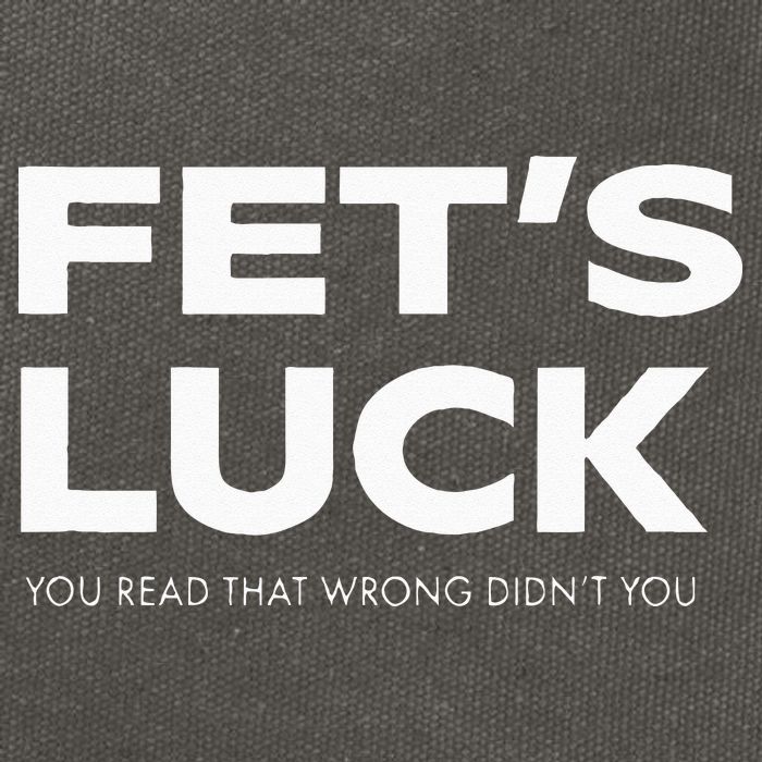 Funny Dad Joke Fet’s Luck You Read That Wrong Didn’t You Cotton Canvas Backpack