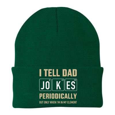 Funny Dad Jokes Periodically In Elet For Fathers Day Gift Knit Cap Winter Beanie