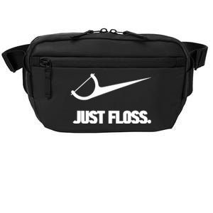 Funny Dentist Just Floss Dental Office Gift Crossbody Pack