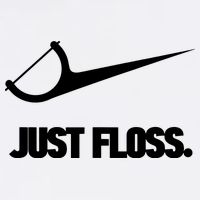 Funny Dentist Just Floss Dental Office Gift Premium T-Shirt
