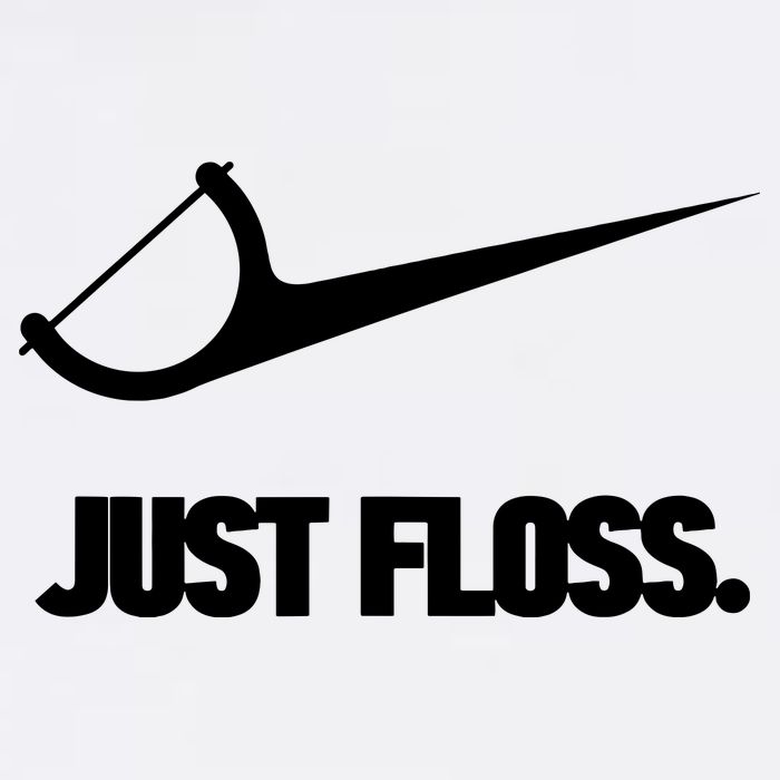 Funny Dentist Just Floss Dental Office Gift Premium T-Shirt