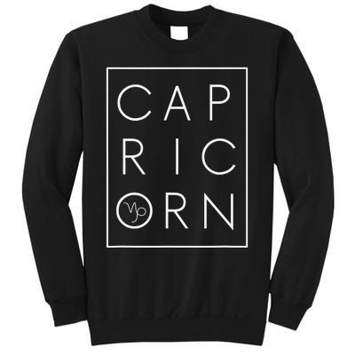 Funny December January birthday Zodiac sign retro Capricorn Sweatshirt