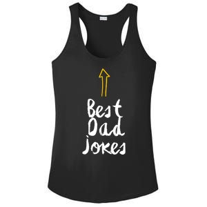 Funny Dad Jokes Gift For Fathers Day Ladies PosiCharge Competitor Racerback Tank