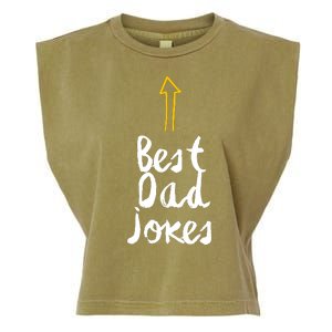 Funny Dad Jokes Gift For Fathers Day Garment-Dyed Women's Muscle Tee