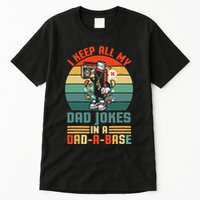 Funny dad jokes in dadabase vintage for father's day Tall T-Shirt