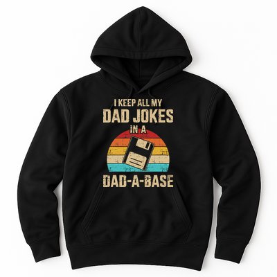 Funny Dad Jokes In Dad A Base Vintage For Fathers Day Hoodie