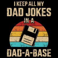 Funny Dad Jokes In Dad A Base Vintage For Fathers Day Tall T-Shirt
