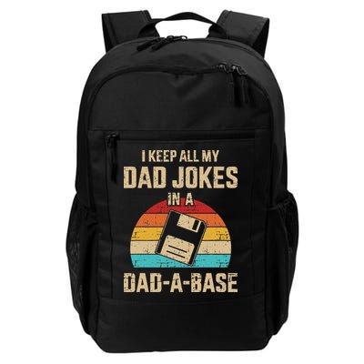 Funny Dad Jokes In Dad A Base Vintage For Fathers Day Backpack