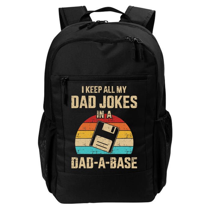 Funny Dad Jokes In Dad A Base Vintage For Fathers Day Backpack