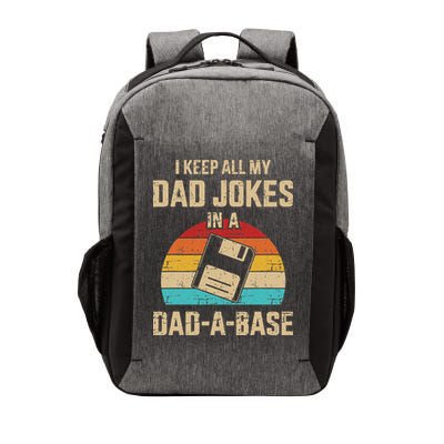 Funny Dad Jokes In Dad A Base Vintage For Fathers Day Vector Backpack