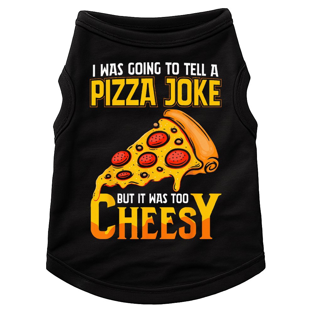 Funny Dad Joke Dad Joke Gift Pizza Joke Doggie Tank