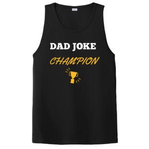 Funny Dad Joke Champion Gift PosiCharge Competitor Tank