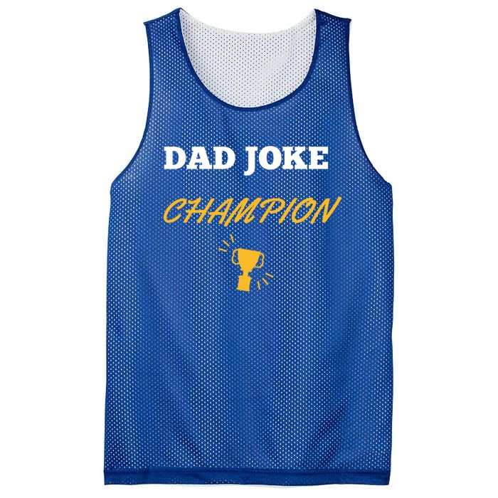 Funny Dad Joke Champion Gift Mesh Reversible Basketball Jersey Tank