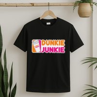 Funny Dunkie Junkie Coffee Love Funny Coffee Saying T-Shirt
