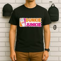 Funny Dunkie Junkie Coffee Love Funny Coffee Saying T-Shirt