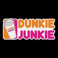 Funny Dunkie Junkie Coffee Love Funny Coffee Saying T-Shirt