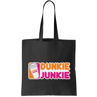 Funny Dunkie Junkie Coffee Love Funny Coffee Saying Bag