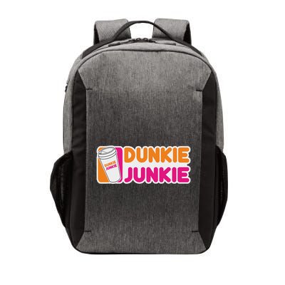 Funny Dunkie Junkie Coffee Love Funny Coffee Saying Vector Backpack