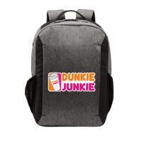 Funny Dunkie Junkie Coffee Love Funny Coffee Saying Vector Backpack