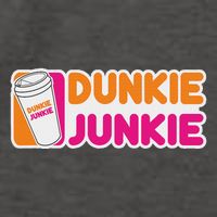 Funny Dunkie Junkie Coffee Love Funny Coffee Saying Vector Backpack