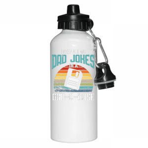 Funny Dad Jokes Database Pun Best Dad Humor Fathers Day Aluminum Water Bottle