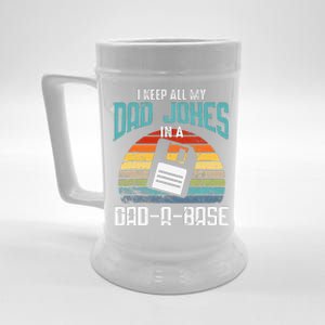 Funny Dad Jokes Database Pun Best Dad Humor Fathers Day Beer Stein