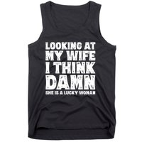 Funny Dad Joke Quote For Husband Father From Wife Tank Top