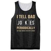 Funny dad jokes periodically in element for father's day Mesh Reversible Basketball Jersey Tank