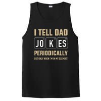 Funny dad jokes periodically in element for father's day PosiCharge Competitor Tank