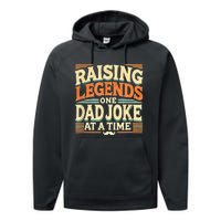 Funny Dad Joke From Funny Fathers Day Dad Performance Fleece Hoodie