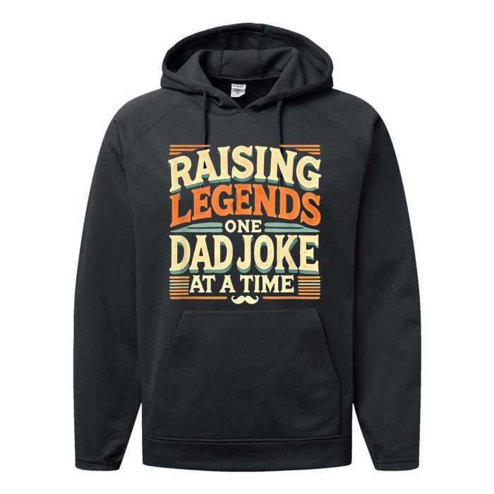 Funny Dad Joke From Funny Fathers Day Dad Performance Fleece Hoodie