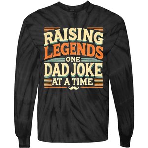 Funny Dad Joke From Funny Fathers Day Dad Tie-Dye Long Sleeve Shirt