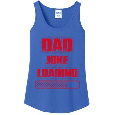 Funny Dad Joke Loading Grunge Distressed Cute Gift Ladies Essential Tank