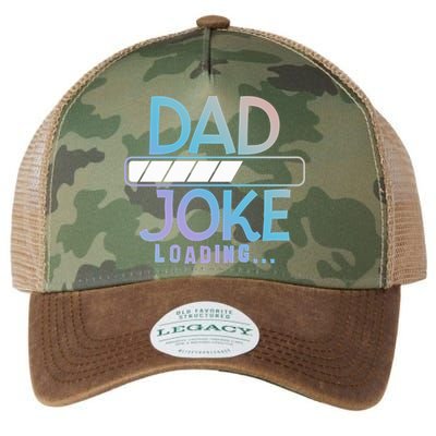 Funny Dad Jokes Dad Joke Loading Gift Legacy Tie Dye Trucker Hat