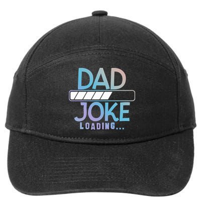 Funny Dad Jokes Dad Joke Loading Gift 7-Panel Snapback Hat