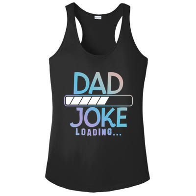 Funny Dad Jokes Dad Joke Loading Gift Ladies PosiCharge Competitor Racerback Tank
