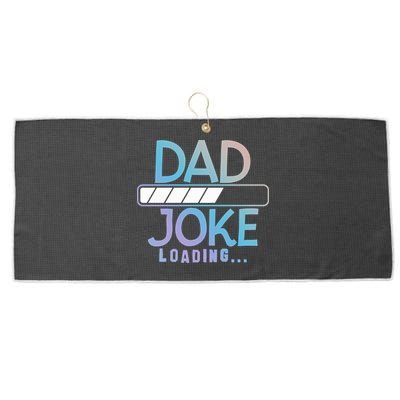 Funny Dad Jokes Dad Joke Loading Gift Large Microfiber Waffle Golf Towel