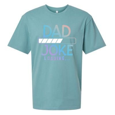 Funny Dad Jokes Dad Joke Loading Gift Sueded Cloud Jersey T-Shirt