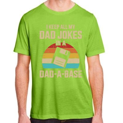 Funny Dad Jokes In Dadmeaningful Giftameaningful Giftbase Vintage For Father's D Adult ChromaSoft Performance T-Shirt