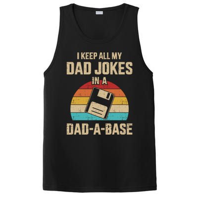 Funny Dad Jokes In Dadmeaningful Giftameaningful Giftbase Vintage For Father's D PosiCharge Competitor Tank