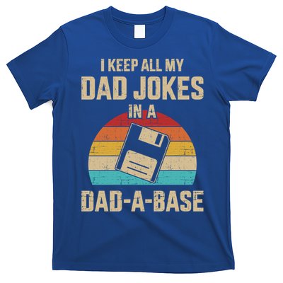 Funny Dad Jokes In Dadmeaningful Giftameaningful Giftbase Vintage For Father's D T-Shirt