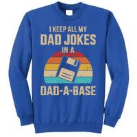 Funny Dad Jokes In Dadmeaningful Giftameaningful Giftbase Vintage For Father's D Tall Sweatshirt