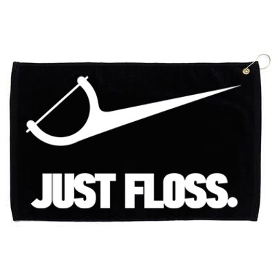 Funny Dentist Just Floss Dental Office Gift Meaningful Gift Grommeted Golf Towel