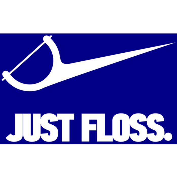 Funny Dentist Just Floss Dental Office Gift Meaningful Gift Bumper Sticker