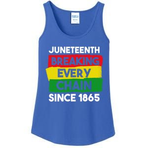 Freedom Day Juneteenth Breaking Every Chain Since 1865 Great Gift Ladies Essential Tank