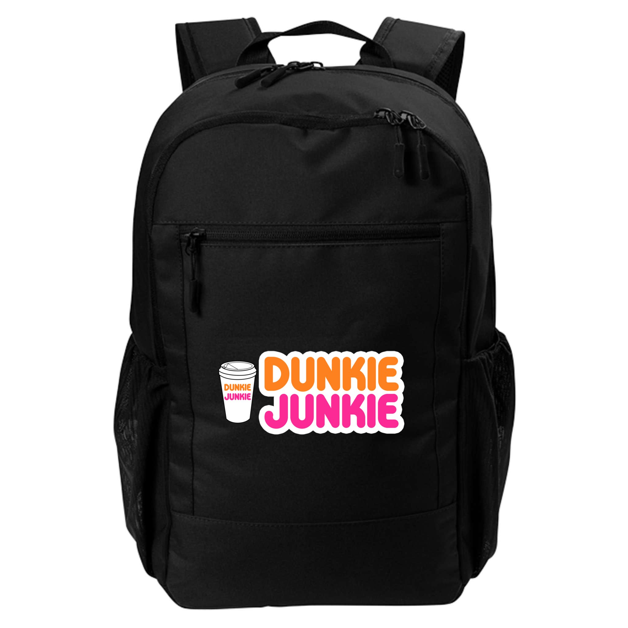 Funny Dunkie Junkie Coffee Love Funny Coffee Saying Cute Gift Backpack