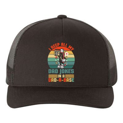 Funny Dad Jokes In Dad A Base Vintage For Fathers Day Yupoong Adult 5-Panel Trucker Hat